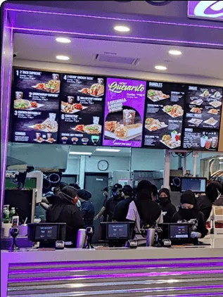 Taco Bell Malaysia - 200+ screens across 50+ stores
